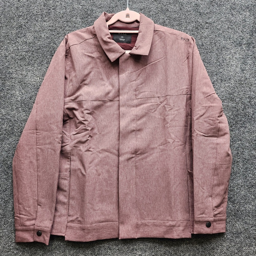 NWT BYLT Premium Basics District Jacket Men Performance Overshirt Shacket Size M